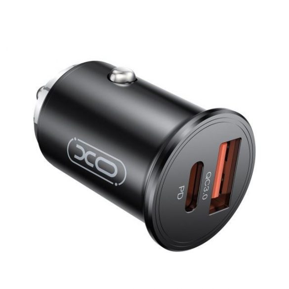 Incarcator auto Xo Usb Usb-C 45W Pd Qc 3.0 Cc43 Negru