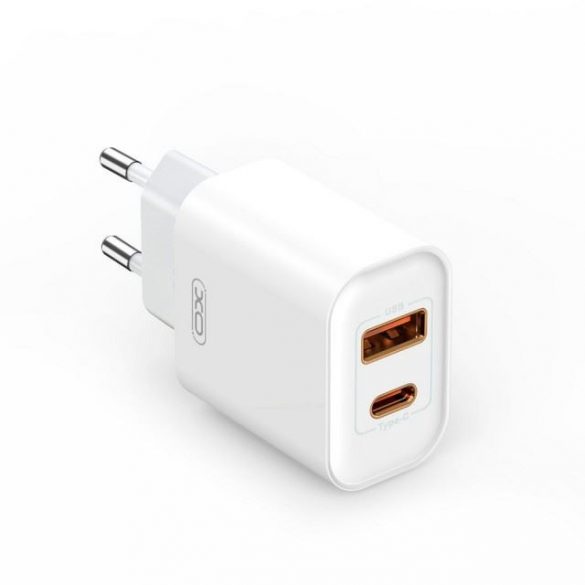 Incarcator de voiaj Xo Ce12 Usb Usb-C 20W 3A Qc 3.0 Pd 3.0 Alb