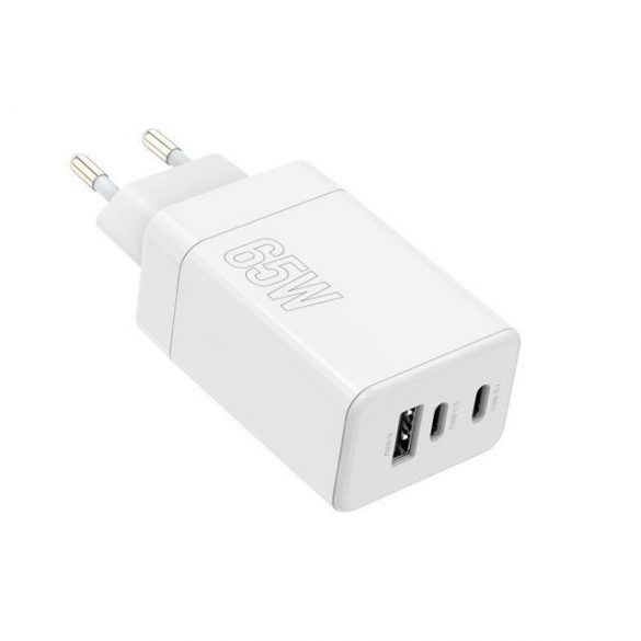 Incarcator de voiaj Maxlife Mxtc-08-65Acc Pd 65W 2Xusb + Usb-C Alb