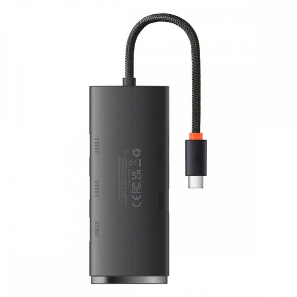 Adaptor Hub Usb-C Baseus Lite Series 4Xusb 3.0 Wkqx030301 Negru