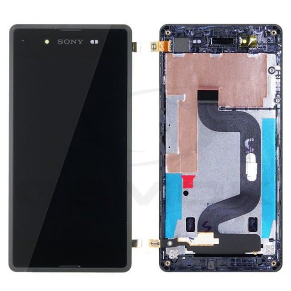 Lcd + Touch Pad Complet Sony Xperia E3 D2202 D2203 D2206 D2243 Cu Cadru Negru A/8Cs-59080-0003 Service Pack Original