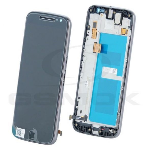 Lcd + Touch Pad Complet Motorola Moto G4 Plus Cu Cadru Negru 01018796001W Service Pack Original