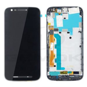 Lcd + Touch Pad Complet Motorola Moto E3 Power Cu Cadru Negru 5D68C05996 Pachet Service Original