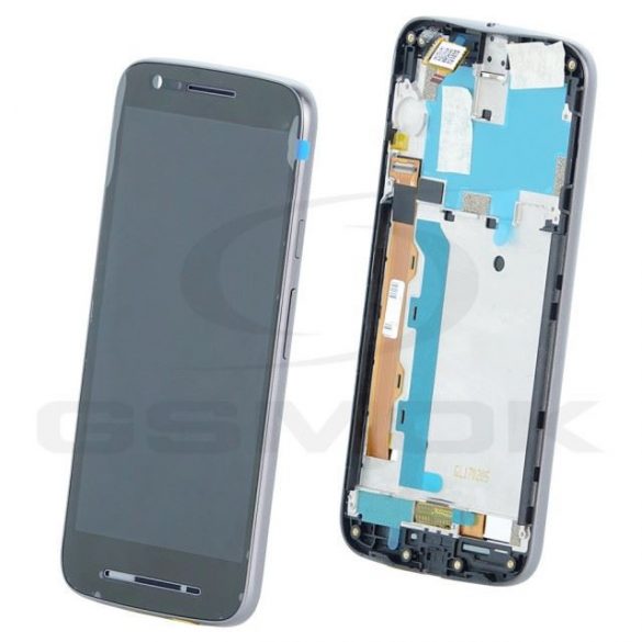 Lcd + Touch Pad Complet Motorola Moto E3 Power Cu Cadru Negru 5D68C05996 Pachet Service Original