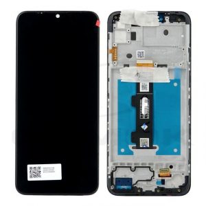 Lcd + Touch Pad Complet Motorola Moto E20 Xt2155 Cu Cadru Negru 5D68C19457 Service Pack Original