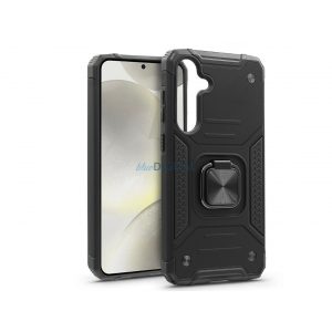 Husa din spate rezistenta la socuri Samsung SM-S926 Galaxy S24+ cu inel si protectie pentru camera - Nitro Hybrid - negru