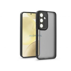 Husa din spate Samsung SM-S926 Galaxy S24+ cu margine de protecție a camerei, sticlă de protecție a obiectivului - Variete - negru