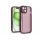 Husa din spate Apple iPhone 15 Plus cu margine de protectie a camerei, sticla de protectie a lentilelor - Variete - violet