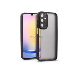 Husă din spate Samsung SM-A256 Galaxy A25 5G cu margine de protecție a camerei, sticlă de protecție a obiectivului - Variete - negru