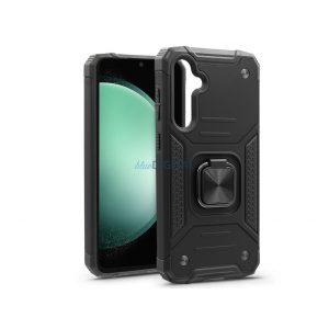 Husa din spate rezistenta la socuri Samsung SM-S711 Galaxy S23 FE cu inel si protectie pentru camera - Nitro Hybrid - negru