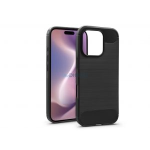 Haffner Carbon Silicon Case - Apple iPhone 16 Pro - negru