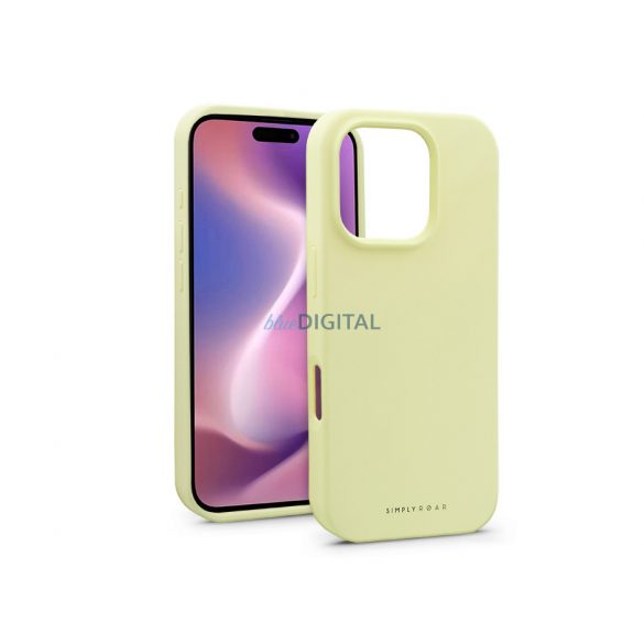 Carcasă din silicon Roar Cloud Skin - Apple iPhone 16 Pro - galben