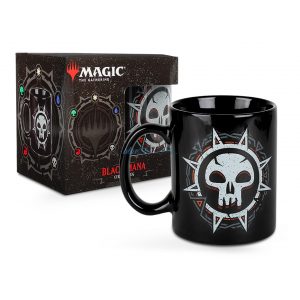 Cană Konix Magic: The Gathering „Black Mana”.