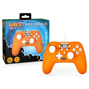 Konix Naruto portocaliu Nintendo Switch/controler cu fir pentru PC