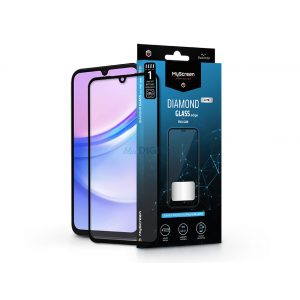 Samsung A155 Galaxy A15 4G Protecție de ecran din Folie securizată - MyScreen protecțieDiamond sticlă Lite Edge2.5D Full Glue - Negru