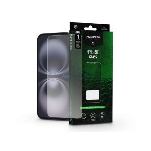 MyScreen Hybrid Glass Green - Film de sticlă flexibilă pentru Apple iPhone 16