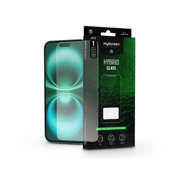 MyScreen Hybrid Glass Green - Apple iPhone 16 Plus folie de sticlă flexibilă