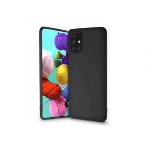 Haffner Carcasă din silicon moale - Samsung A515F Galaxy A51 - negru