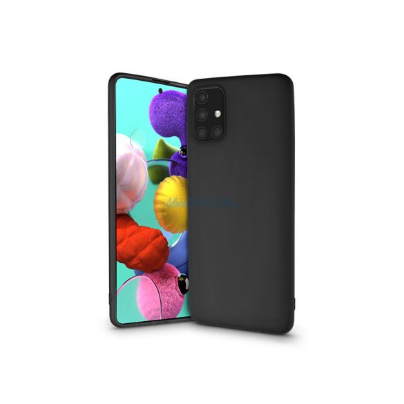 Haffner Carcasă din silicon moale - Samsung A515F Galaxy A51 - negru