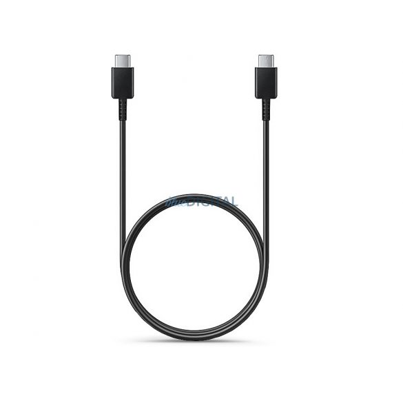 Samsung factory USB Type-C - Cablu de încărcare și date USB Type-C cu cablu de 180 cm -3A - EP-DW767JBE - negru (ambalaj ECO)