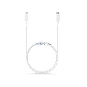 Samsung factory USB Type-C - Cablu de încărcare și date USB Type-C cu cablu de 180 cm -3A - EP-DW767JWE - alb (ambalaj ECO)