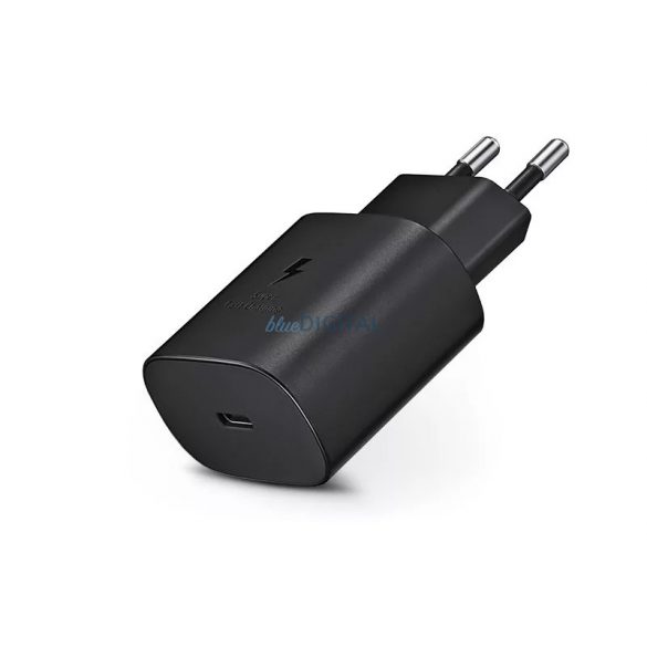 Samsung Factory USB Power Charger Adapter cu intrare Type-C - 25W - EP-TA800EBE PD.3.0 Super Fast Charging - Negru (ambalaj ECO)