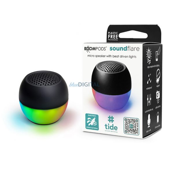 Difuzor bluetooth wireless Boompods - Boompods Soundflare Ocean - negru