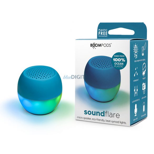 Difuzor bluetooth wireless Boompods - Boompods Soundflare Ocean - albastru