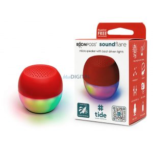 Difuzor bluetooth wireless Boompods - Boompods Soundflare Ocean - roșu