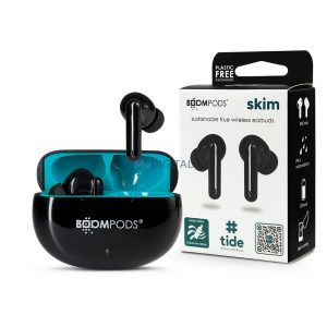 Căști stereo Bluetooth Boompods TWS v5.3 + carcasă de încărcare - Boompods Skim Ocean TWS cu carcasă de încărcare - negru