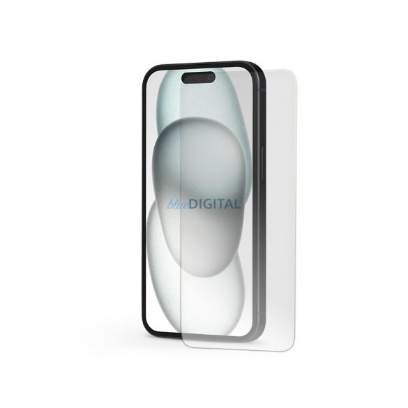 Protector de ecran din sticla Apple iPhone 15/15 Pro - Ecran din sticla securizata Pro Plus 2.5D - 1 buc/pachet - ambalaj ECO