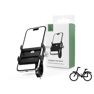 Suport metalic pentru telefon pentru biciclete Tech-Protect - Suport universal pentru biciclete Tech-Protect V4 - negru