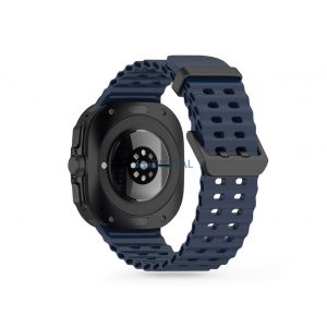 Tech-Protect IconBand Pro - Samsung Galaxy Watch Ultra (47 mm) bandă sport din silicon - albastru marin