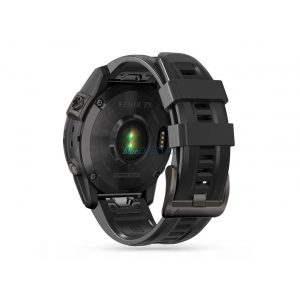 Curea de ceas sport din silicon Garmin Fenix ​​​​3 / 5X / 3HR / 5X Plus / 6X / 6X Pro / 7X - Tech-Protect IconBand - negru