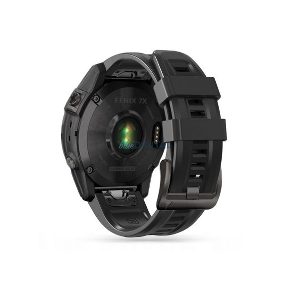 Curea de ceas sport din silicon Garmin Fenix ​​​​3 / 5X / 3HR / 5X Plus / 6X / 6X Pro / 7X - Tech-Protect IconBand - negru