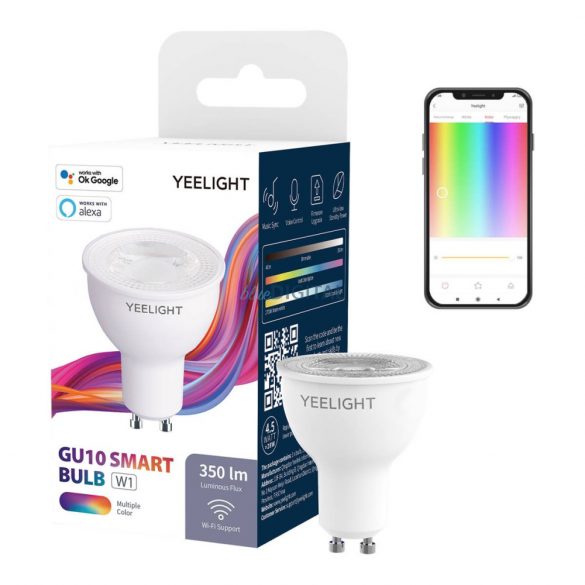 Bec inteligent Yeelight W1 GU10 (colorat) 1buc