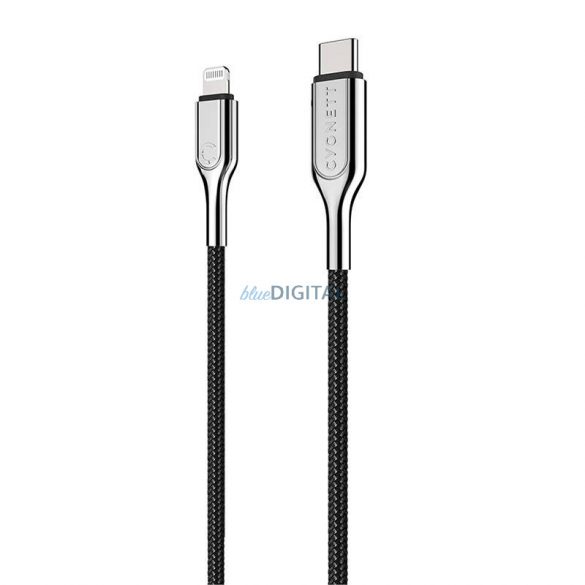 Cablu USB-C LA Lightning Cygnett Armor 30W 2m (negru)