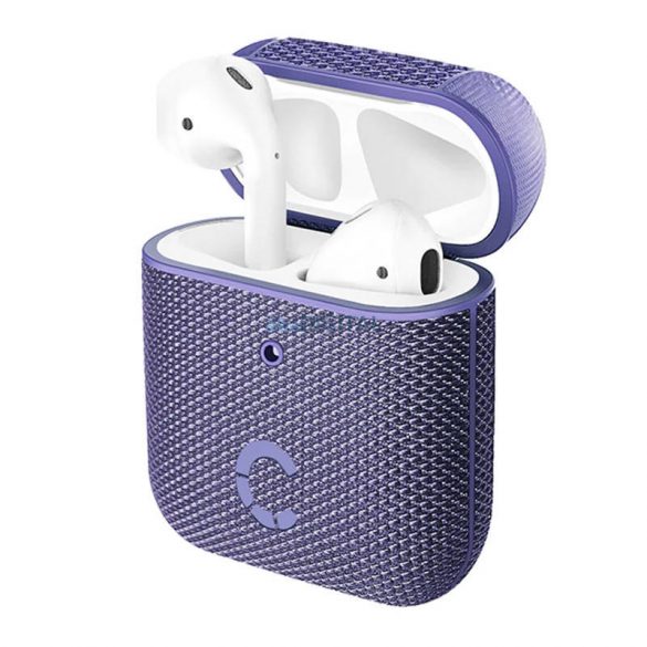 Carcasă Cygnett TekView AirPods 1 i 2 (violet)