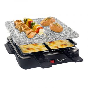 Gratar electric pentru raclette pentru 4 persoane Techwood TRA-47P