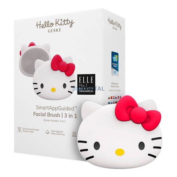 Perie inteligentă de curățare a feței Geske 3 în 1 (Hello Kitty pearl)