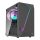 Carcasa computer Aigo AL390 + ventilator RGB (negru)