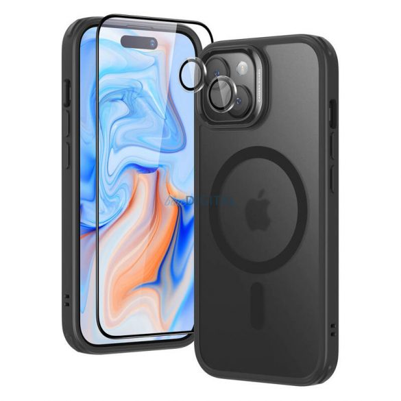 Husă ESR Classic Hybrid (HaloLock) pentru iPhone 15 Plus - Negru