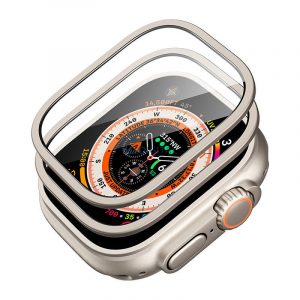 ESR Carcasă + Protecție ecran Apple Watch Ultra 49mm - gri titan