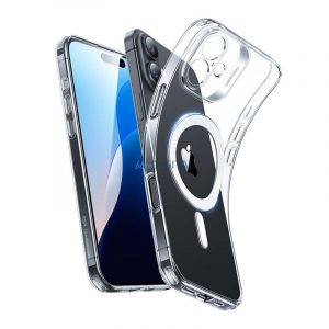 Husă ESR Zero Clear (HaloLock) pentru iPhone 16 - transparentă