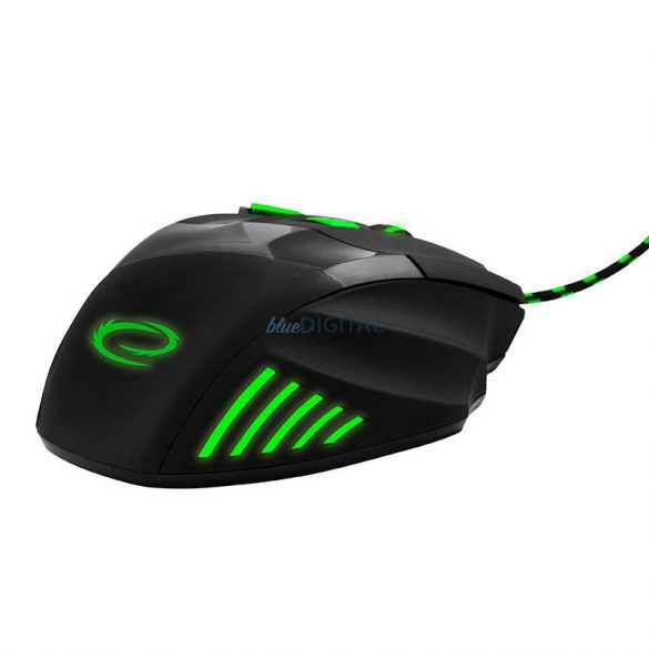 Mouse de gaming cu fir Esperanza EGM201G (verde)