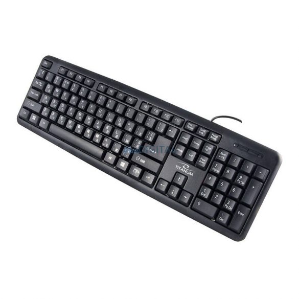 Tastatură USB din titan Esperanza TK101UA (ucraineană)