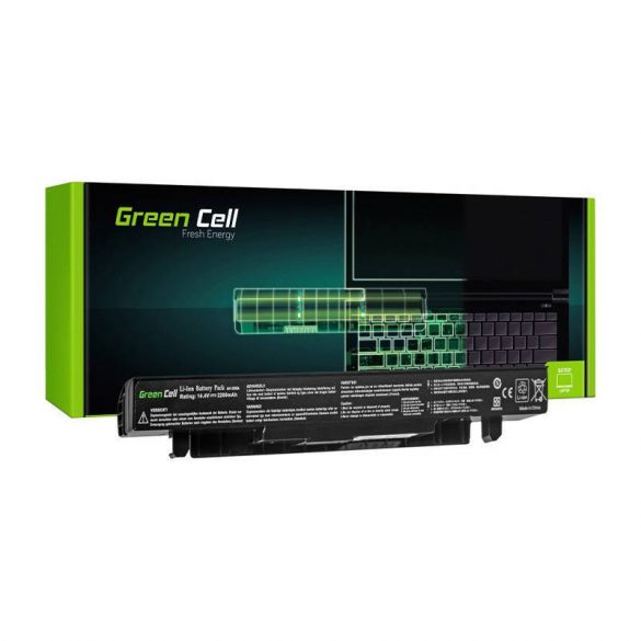 Baterie Green Cell A41-X550A A41-X550 pentru Asus A550 K550 R510 R510C R510L X550 X550C X550CA X550CC X550L X550V X550VC