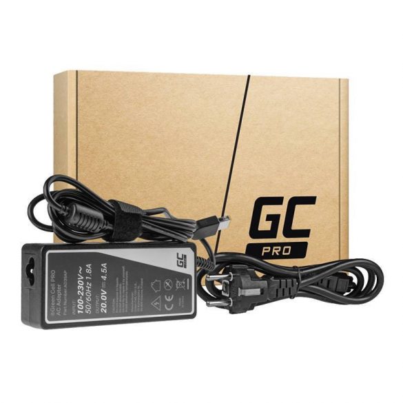 Sursa de alimentare Green Cell PRO 20V 4.5A 90W pentru Lenovo G500 G500s G510 Z51-70 IdeaPad Z510 Z710 ThinkPad T440s T460p T470p ThinkPad T440s T460p T470p