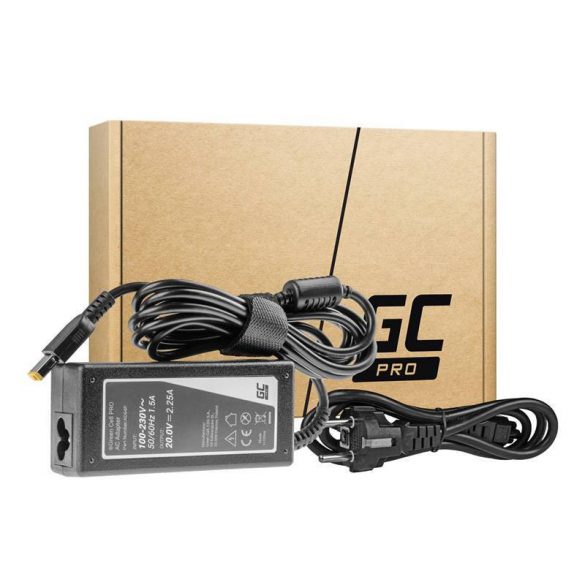 Alimentare Green Cell PRO 20V 2.25A 45W pentru Lenovo G40-30 G50-30 V110-15IAP V130-15IGM Yoga 300-11IBR ThinkPad X240 T440 ThinkPad X240 T440