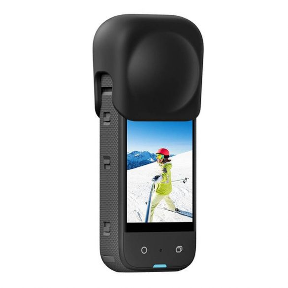 Capac de protecție din silicon Puluz pentru Insta360 X3 (negru)